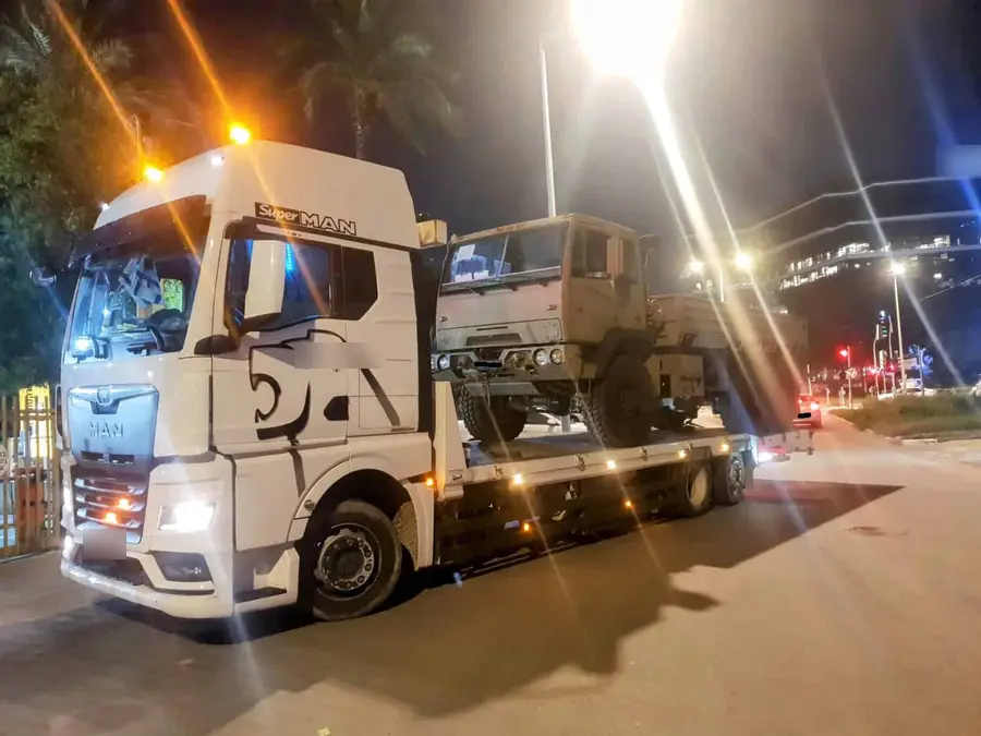 גרירת רכבים באבן יהודה